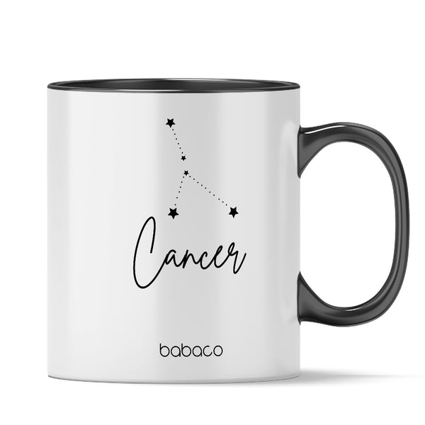 Kubek Zodiac Constellation 016  Babaco  Czarny