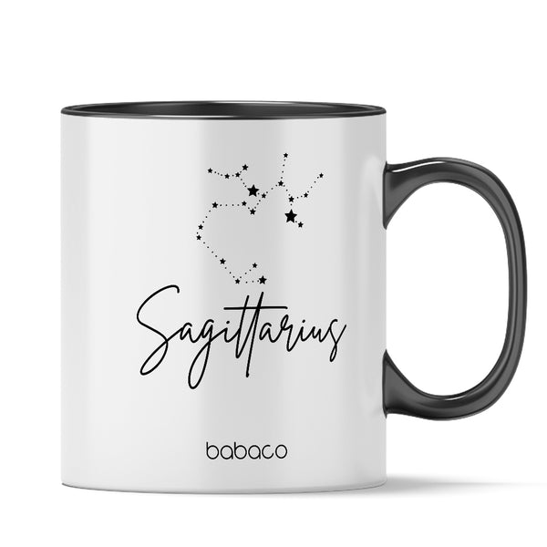 Kubek Zodiac Constellation 021  Babaco  Czarny