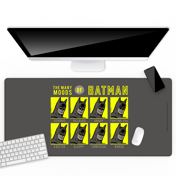 Mata na biurko 80x40 Batman 037 DC Szary