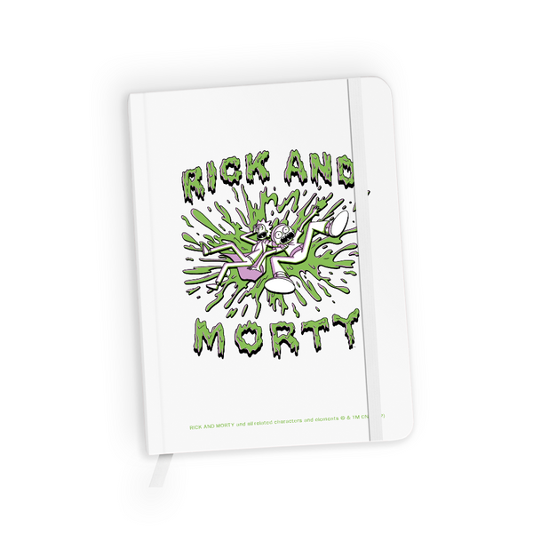 Notes w kratkę Rick i Morty 024 Rick and Morty Biały