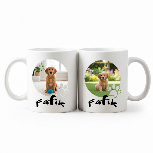 Kubek personalizowany ZDJĘCIA PUPILÓW Biały klasyczny