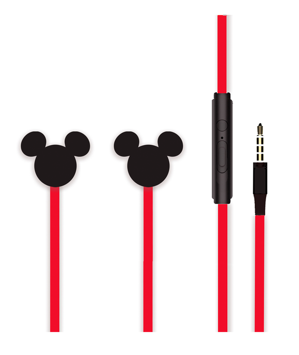 Słuchawki Douszne Mickey MATT GŁOWA 3D Disney Czarny