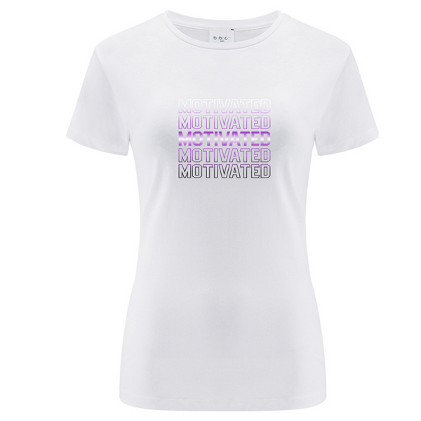 Koszulka personalizowana damska ZANIKAJĄCE SŁOWO Biała XXS